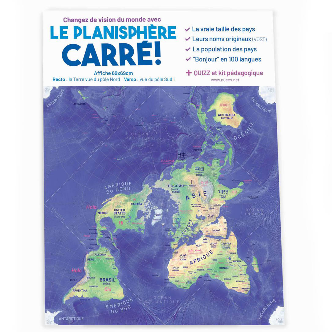 Planisphère carré